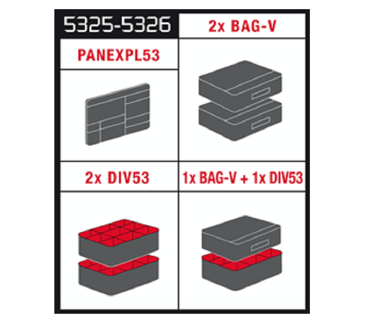 Explorer 5325 dividers